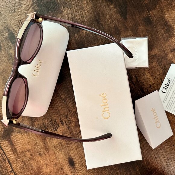 🔥 RARE AUTHENTIC Chloe cateye arrow sunglasses - Picture 2 of 13